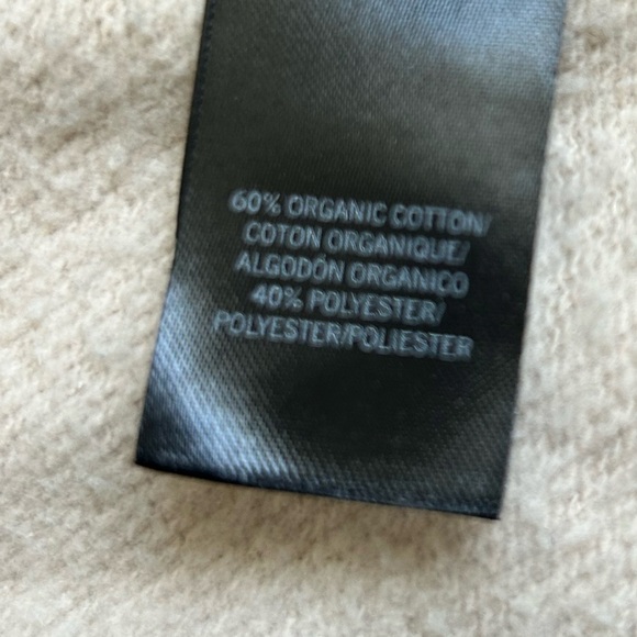 Kenneth Cole Men’s Oversized Tan and Black Sweatshirt Size Large - Picture 7 of 7